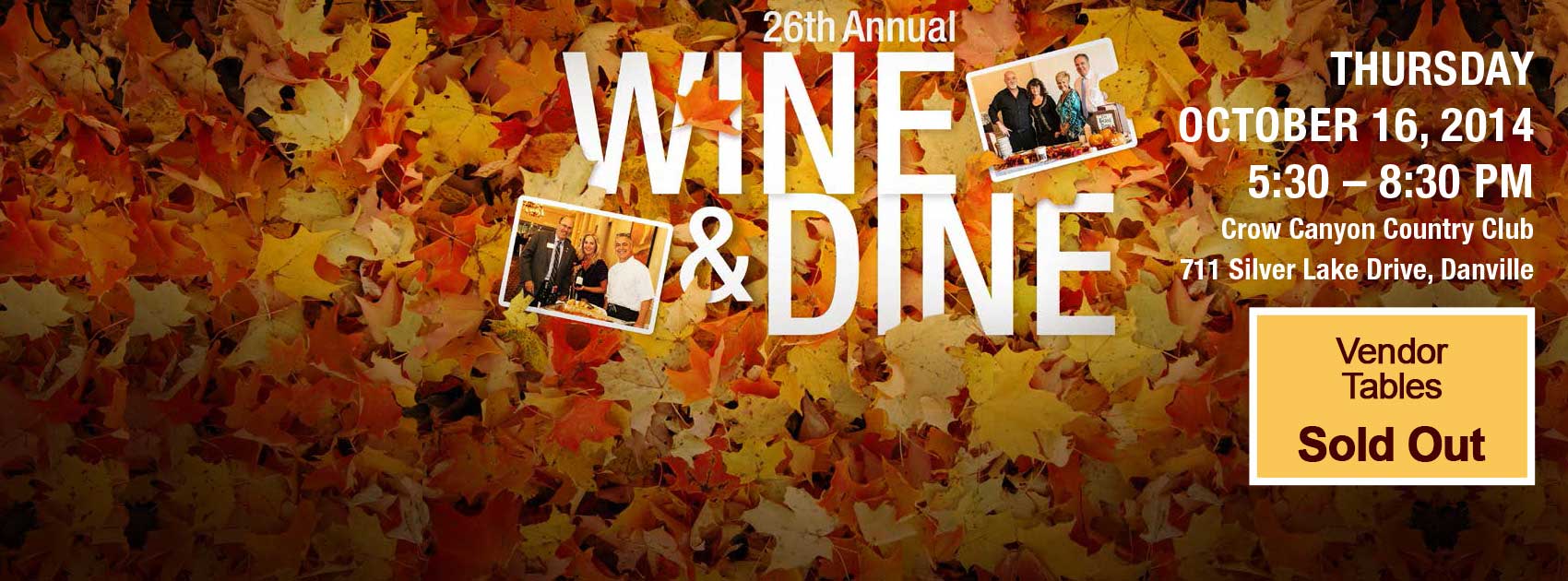 Get your tickets to our Annual Wine and Dine Event San Ramon Chamber